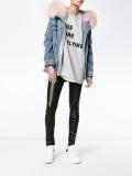 raccoon fur hooded jacket