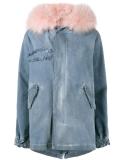 raccoon fur hooded jacket