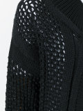 open knit cardigan