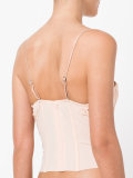 lace panel bustier