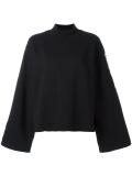 flared sleeved sweatshirt