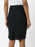 stretch waist pencil skirt
