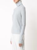 ribbed roll neck jumper