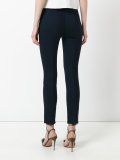 cropped slim trousers