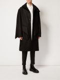 asymmetric pocket long coat