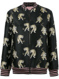 tiger print bomber jacket 