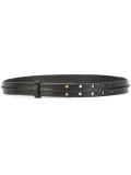 studded button belt
