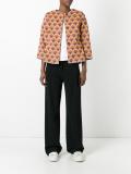 jacquard cropped jacket