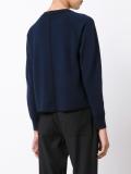 contrast detail sweatshirt