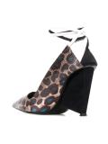 ankle strap pointed pumos