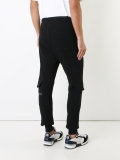 zip pocket track pants