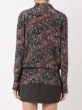 floral print longsleeved blouse