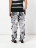 marble print track bottoms