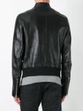 zip up biker jacket