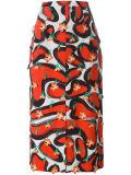 printed midi skirt 