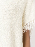 'Elasia' fringed bouclé top