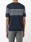 striped trim sweatshirt 