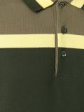 Cuban-fit paneled polo shirt