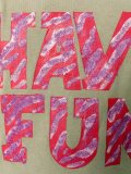 have fun印花T恤