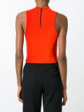 logo print tank top
