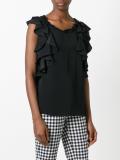 ruffled detail blouse