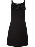 flower embellished panel dress