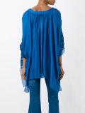 pleated tunic