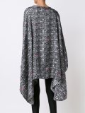 'Smoke' cape blouse 