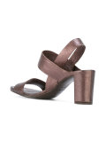 double strap block heel sandals