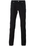 baroque pattern slim jeans