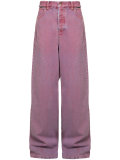 high waist cut-out back jeans