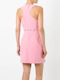 embellished zip mini-dress 