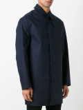 concealed button coat
