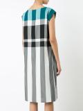 checked shift dress 