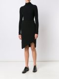 asymmetric straight skirt