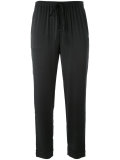drawstring cropped pants 