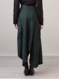 suede asymmetric skirt