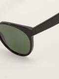 flat top round framed sunglasses