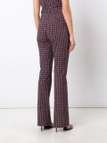 straight plaid trousers