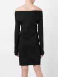 off the shoulder dress