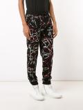 abstract print sweatpants