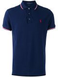 embroidered logo polo shirt 