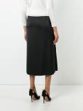 side slit midi skirt