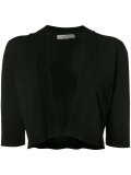 cropped angular cardigan