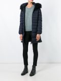 padded hooded coat