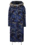 camouflage print parka