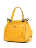 flap closure tote bag