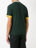 contrast polo shirt