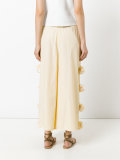 embellished roses cropped trousers