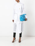 twist-front shoulder bag